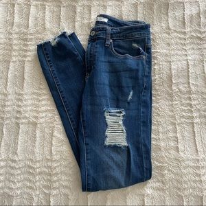 KanCan distressed skinny jeans
